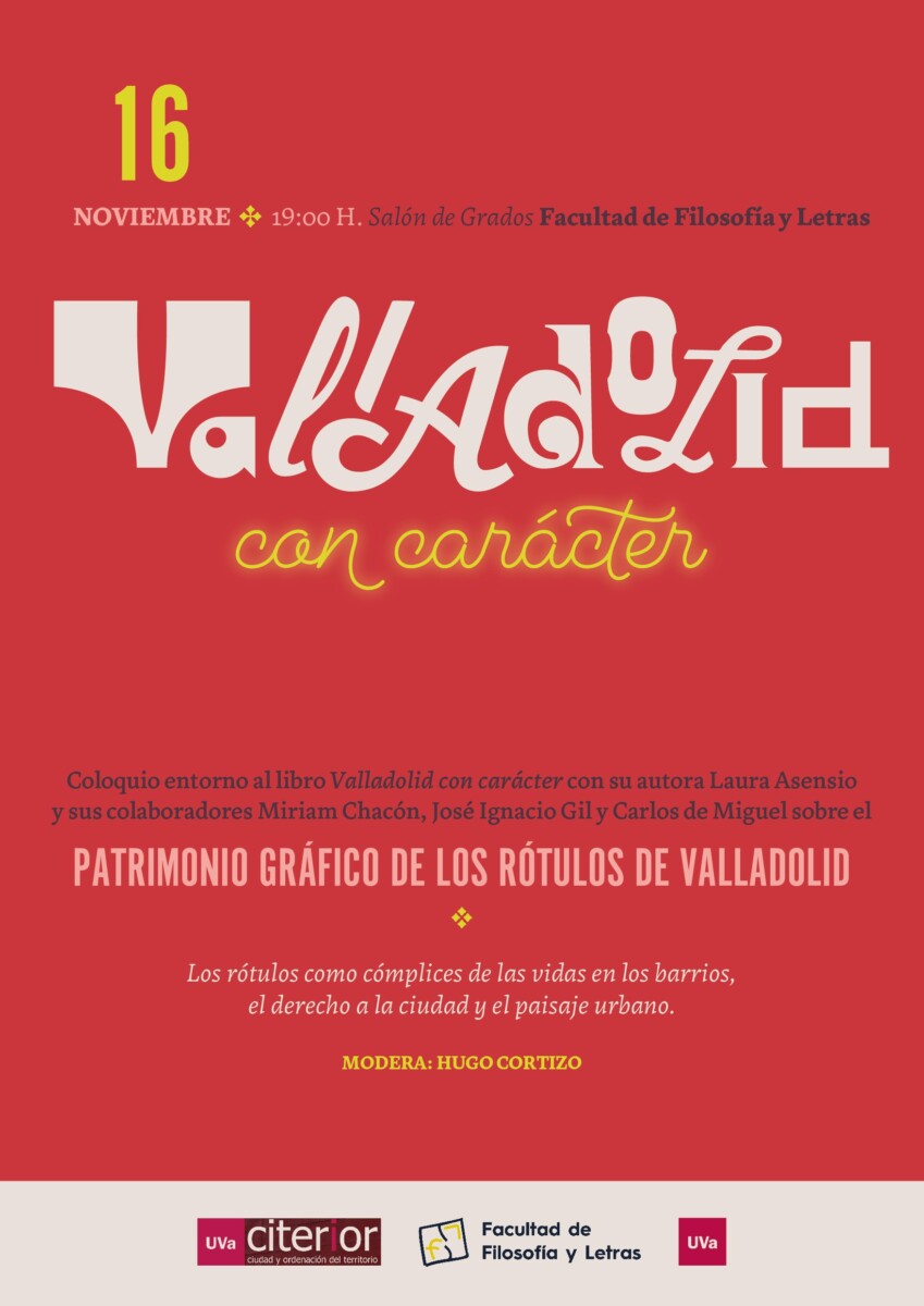 Coloquio y presentación del libro “Valladolid con carácter”